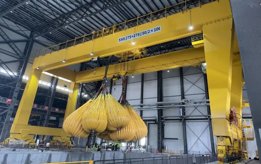 550t Gantry Crane Load Test.webp