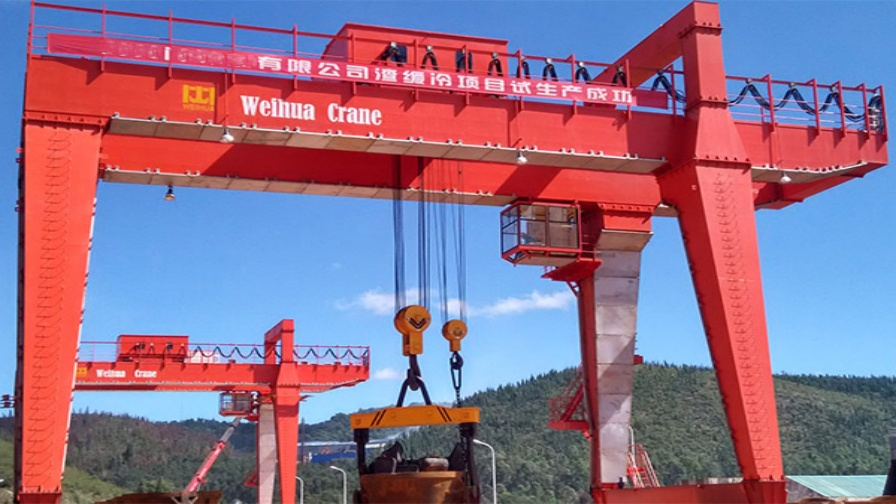 32 5-50 10 t Double Gider Gantry Crane with Hook (3).webp