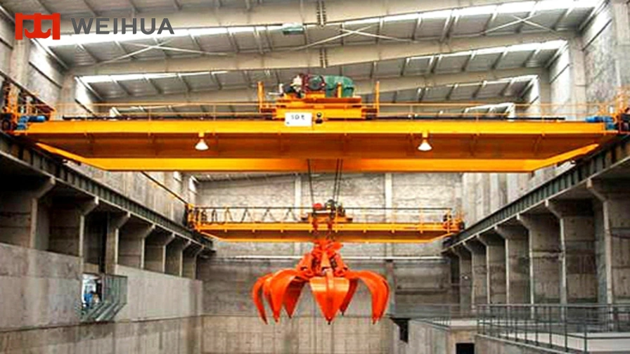Double Girder Overhead Crane with Grab