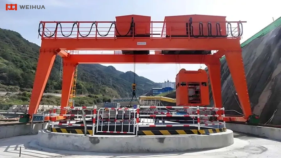 Mining Vertical Shaft Gantry Crane